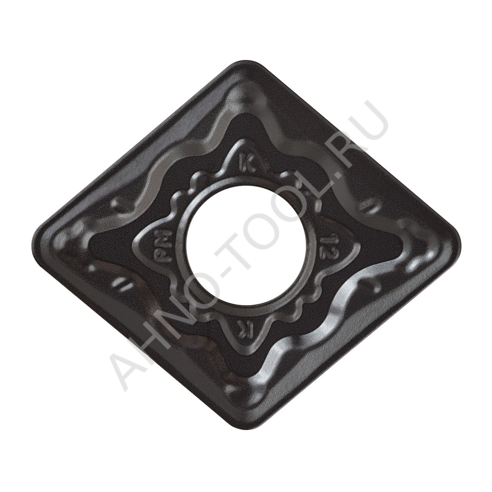 Пластина твердосплавная ISO CNMG120412-PMA ACP20E AHNO по стали, получистовая