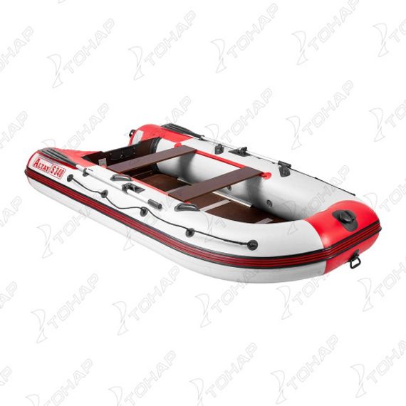 Лодка Тонар Алтай S340 LUXE белый/красный
