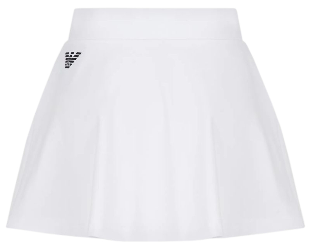 Теннисная юбка EA7 Woman Jersey Miniskirt - white