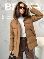 Куртка весенняя удлиненная с капюшоном