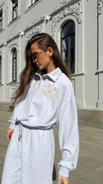 Костюм "Эссенция" серый меланж