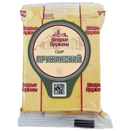 Сыр Пружанский с пажитником Щедрые Пружаны 50% 200 гр