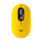 Logitech Мышь беспроводная POP MOUSE WITH EMOJI, оптическая, 4000 dpi, Bluetooth/Радио, желтый.