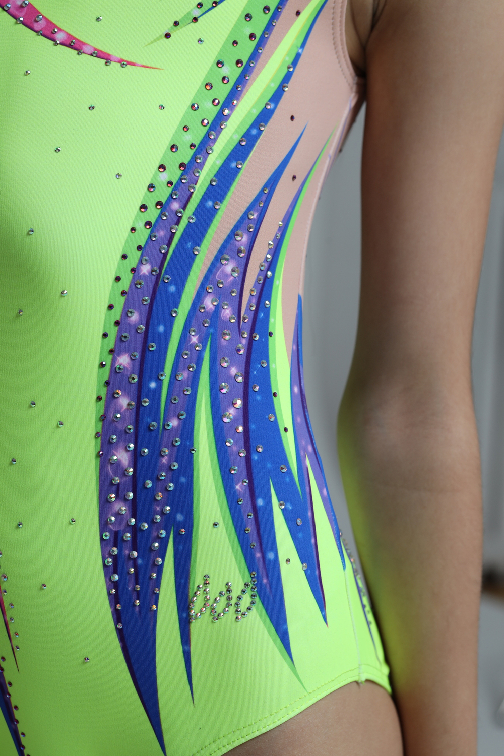 Купальник для выступлений (салатовый)