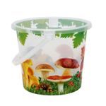 Ведро пластиковое 5л. "Грибная поляна"