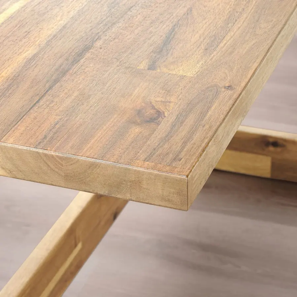 Обеденный набор - NACKANÄS IKEA/ НАККАНАС ИКЕА, 140х76х75 см, коричневый