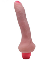 Гнущийся вибратор UltraSkin Vibro Realistic (Цвет: телесный)