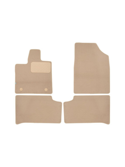 Коврики в салон для CHANGAN UNI-K 2022- кроссовер, 4шт (текстиль, бежевые) KLEVER0409200322112KH