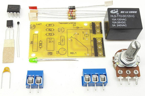 ERK-Терморегулятор-LM358N(охлаждение, 0...70°C)(K224)