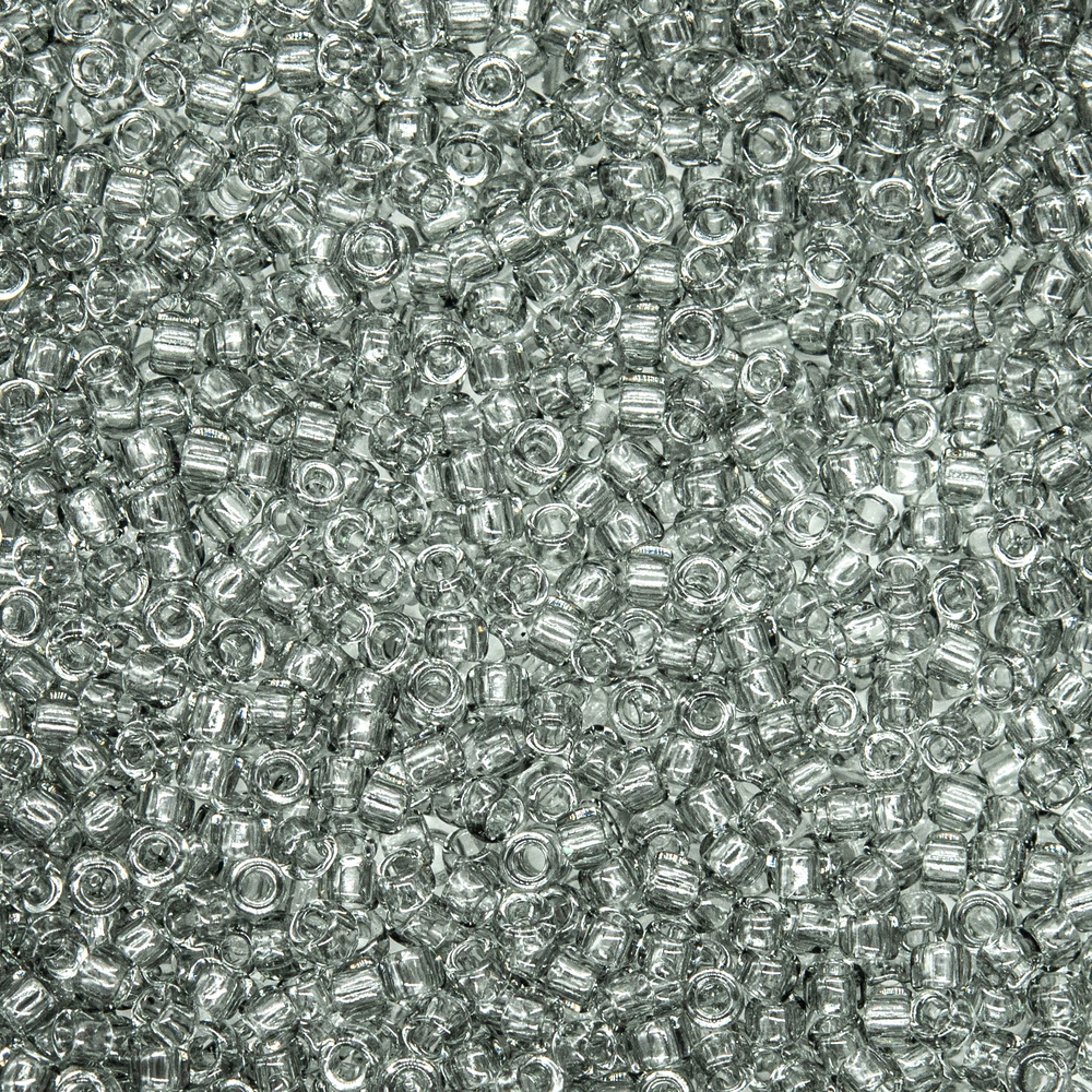 Японский бисер TOHO Round 15/0 (№9), прозрачный