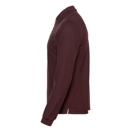 Рубашка поло дл.рукав (т.шоколадный)