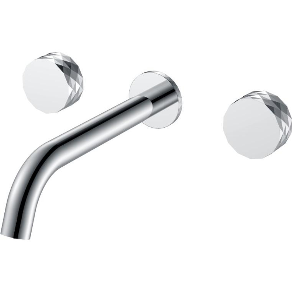 Смеситель для раковины Boheme STICK 152-2-CR , CHROME DIAMOND