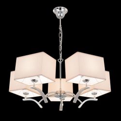 Citilux Эвора Квадро CL460251 Люстра с бежевыми абажурами