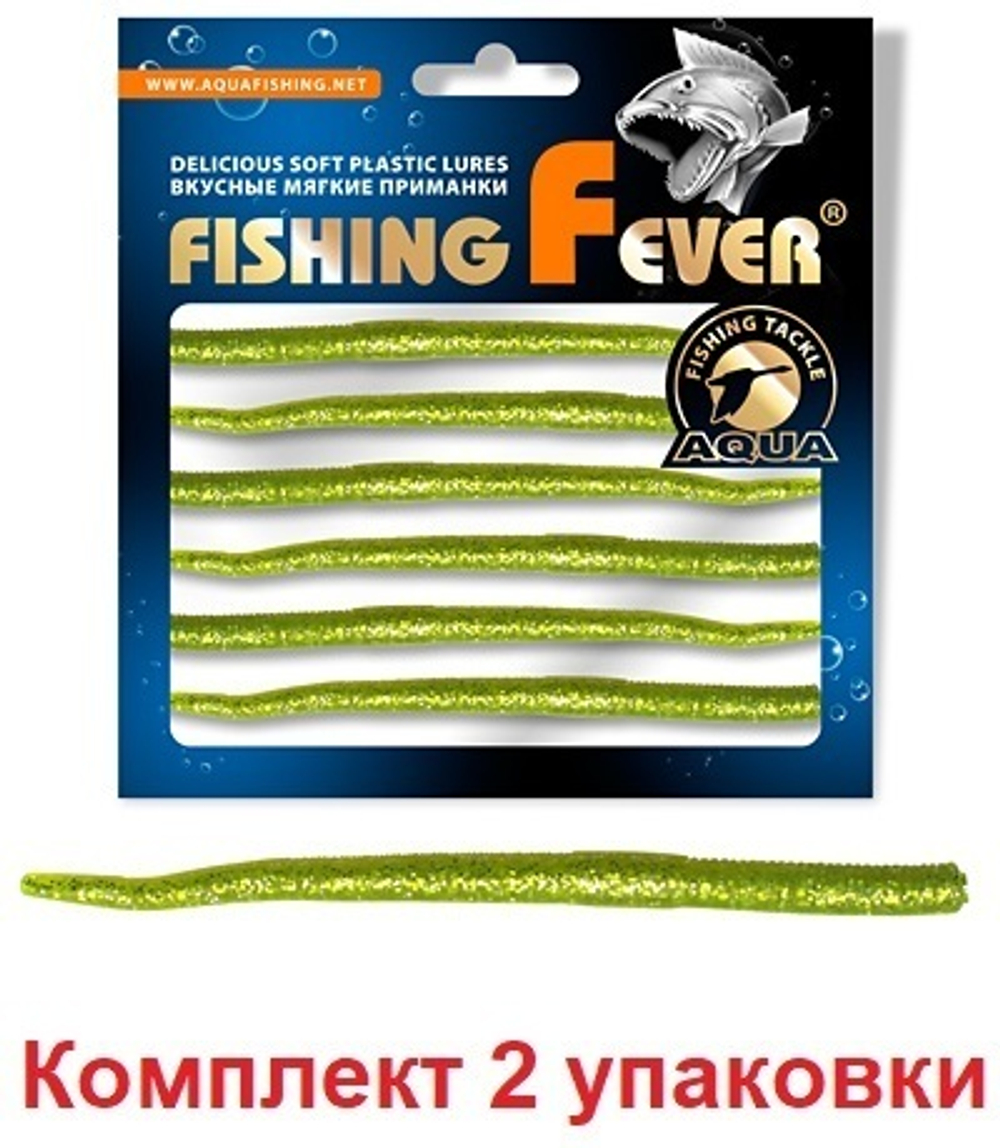 Мягкая приманка червь FishingFever EEL 12,0cm,3,0g,уп 6 шт