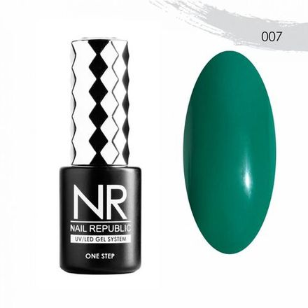 NR One Step Гель-лак однофазный Зеленый 007, 10мл