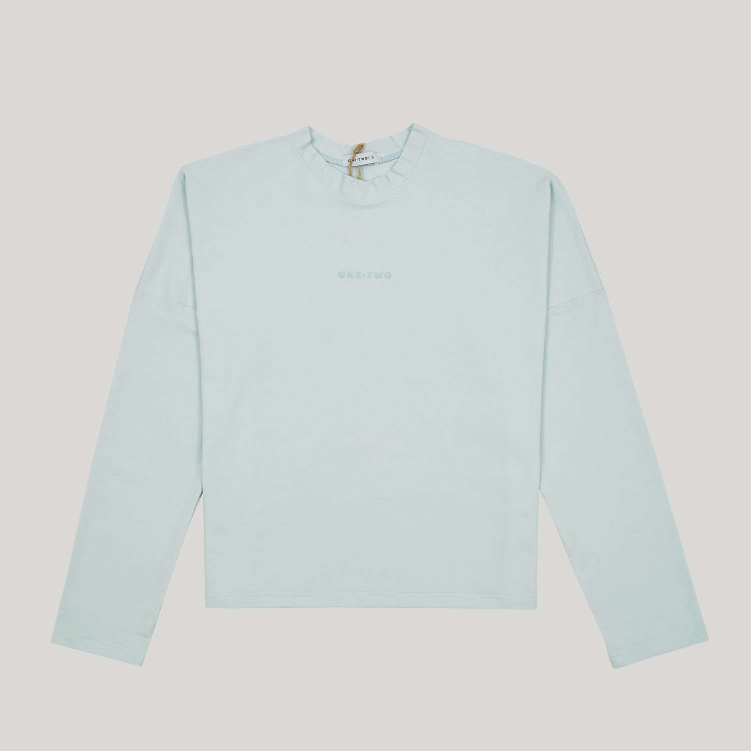 Raglan Sweatshirt LOGO Baby Blue 