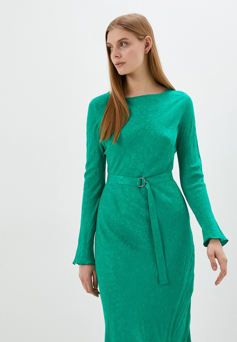 Платье-комбинация ТРЕЙСИ. Цвет зеленый
