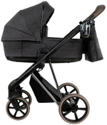 Детская коляска Roan Sol Vintage Luxury 2.0 2 в 1 PIX/55/D Pixel/Dark/Nickel/руч.Cappuccino