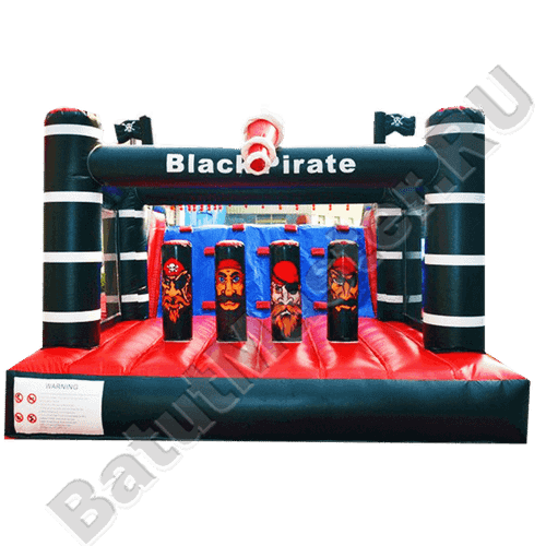 Коммерческий надувной батут "Черный пират"