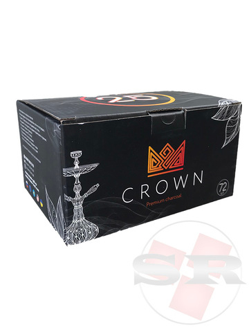 Уголь кокосовый «Crown», 25 мм (72 шт., 1 кг.)