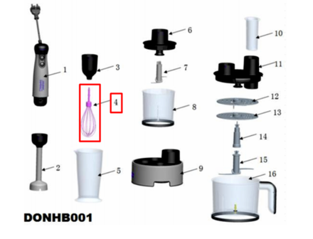 Венчик для блендера Hotpoin-Ariston БОЛЕЕ НЕ ПОСТАВЛЯЕТСЯ - СНЯТ С ПРОИЗВОДСТВА