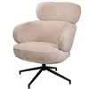 Крутящееся кресло Claude, бежевый шенилл
