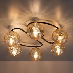 Citilux Эрни CL122165 Люстра потолочная Чёрная