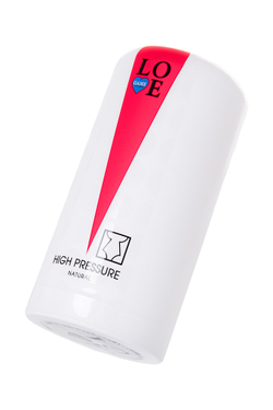 Мастурбатор нереалистичный Lovegame High pressure natural, TPE, белый, 15 см