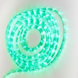 ULD-D50 8M-С08 IP44 GREEN Гирлянда светодиодная Дюралайт. 8м. С контроллером. Зеленый свет. Провод прозрачный. ТМ Uniel