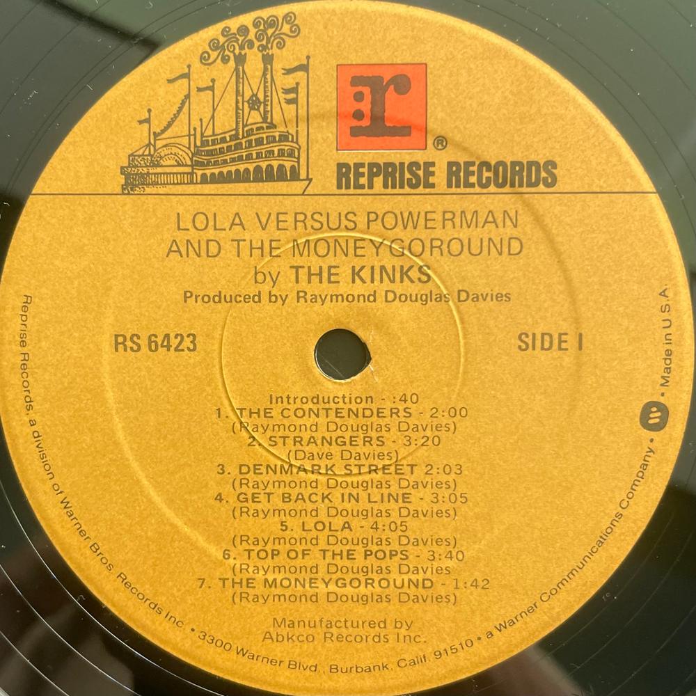 The Kinks ‎– Lola Versus Powerman And The Moneygoround, Part One (США 1979г.)
