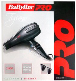 Профессиональный фен BaByliss PRO Tiziano BAB6310RE 2100w black