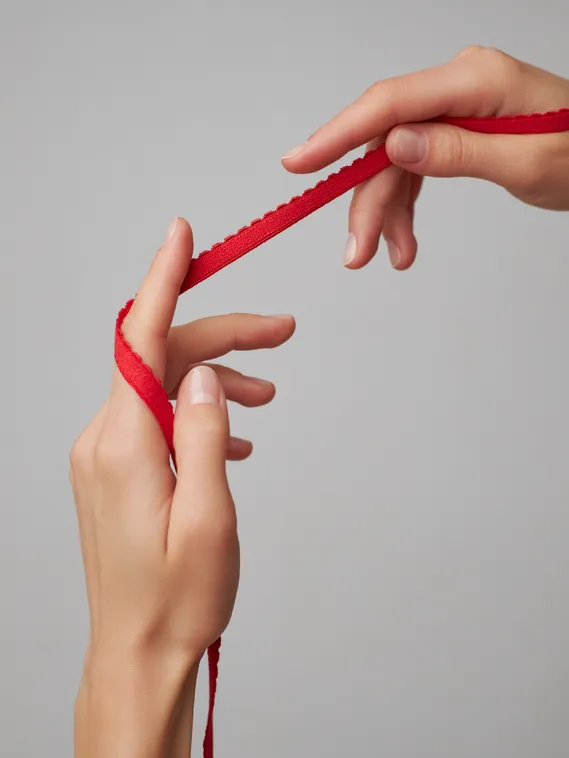 100 641/8 Резинка отделочная Lauma 8 мм, красный 100