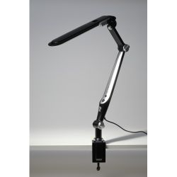 Настольный светильник ЭРА NLED-496-12W-BK светодиодный на струбцине черный