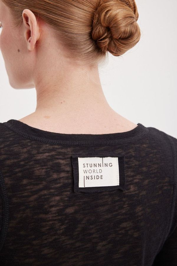 Лонгслив приталенный  