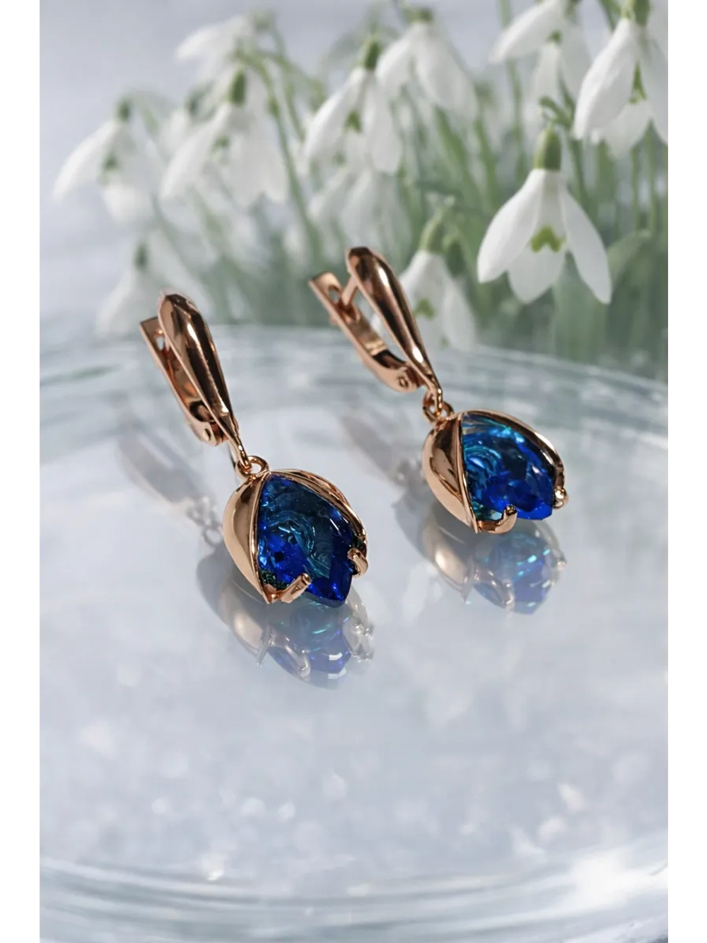 Серьги бижутерные " Первоцвет"