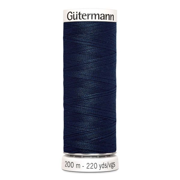 Нитки универсальные Gutermann Sew-all 100 (200 метров), 5 кат. | 487 т.т.сине-зеленый