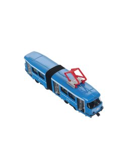 Машинка детская металлическая Трамвай 19 см