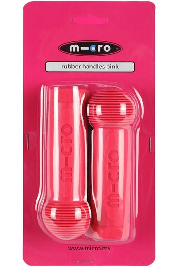 Ручки резиновые розовые