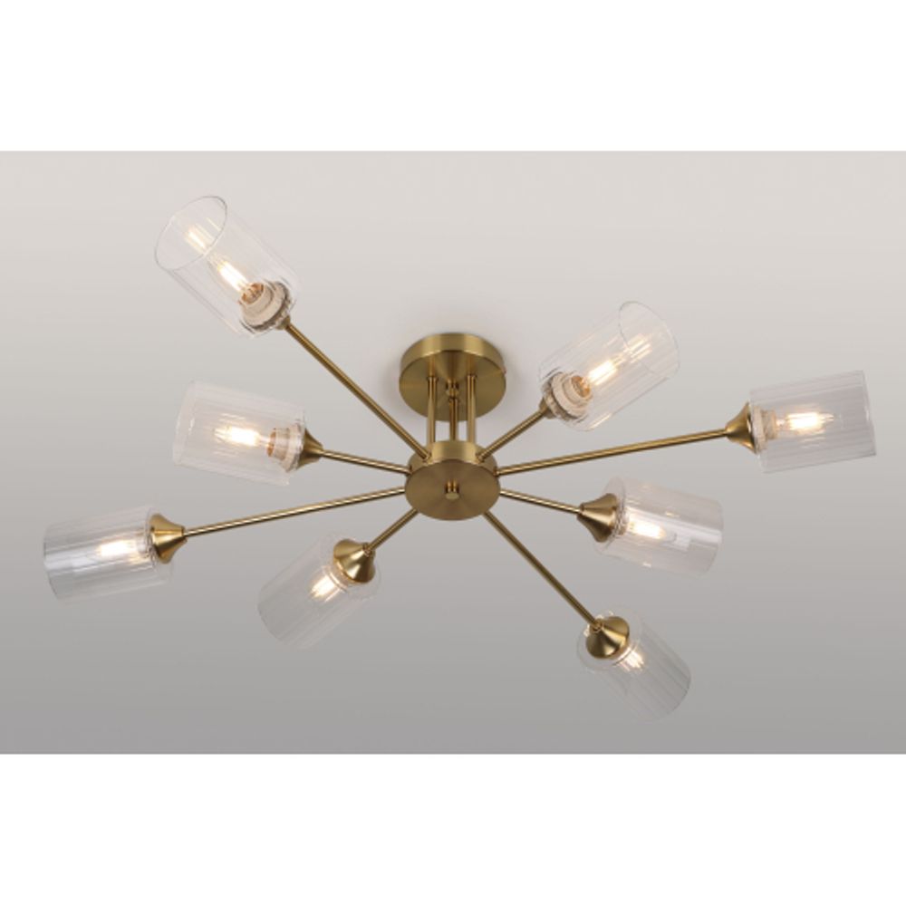 Люстра Rivoli Gill 9188-308 8хЕ27 60 Вт модерн | Лайт