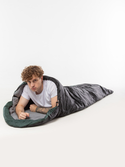 Спальный мешок  TRAVELLER zip L от -6C (с подголовником 230х90)INDI