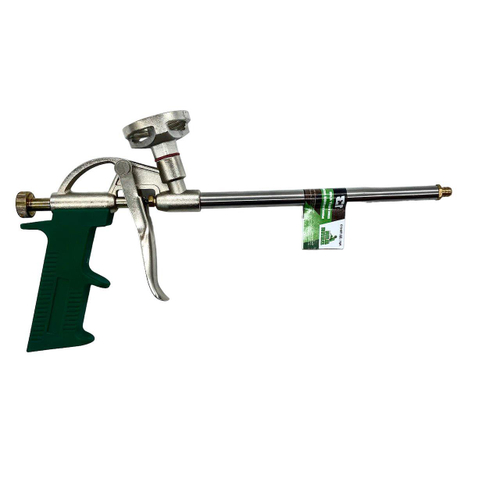 Пистолет д/пены  ДЛЯ ДЕЛА 13  латунное сопло, тефлоновый шток, 2-хкамерн.ствол. С этикеткой