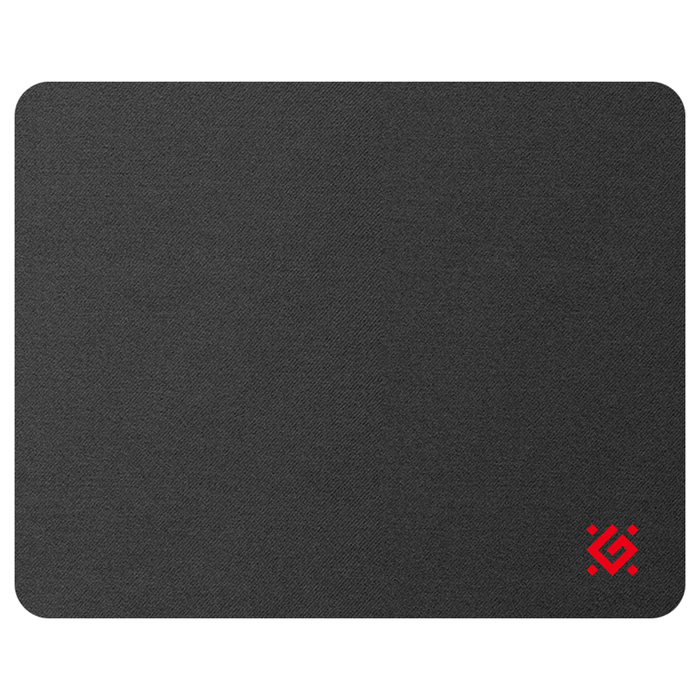 Коврик для мыши Defender Black One 200*250*2мм, ткань+резина