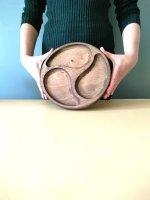 Менажница деревянная сервировочная из кедра для подачи