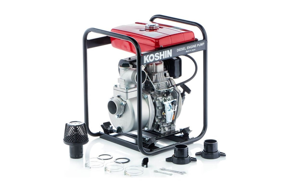 Дизельная мотопомпа для загрязненных вод Koshin SEY-80D