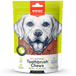 Wanpy Dog Лакомство для собак "Зубные щетки со вкусом говядины" 100 г