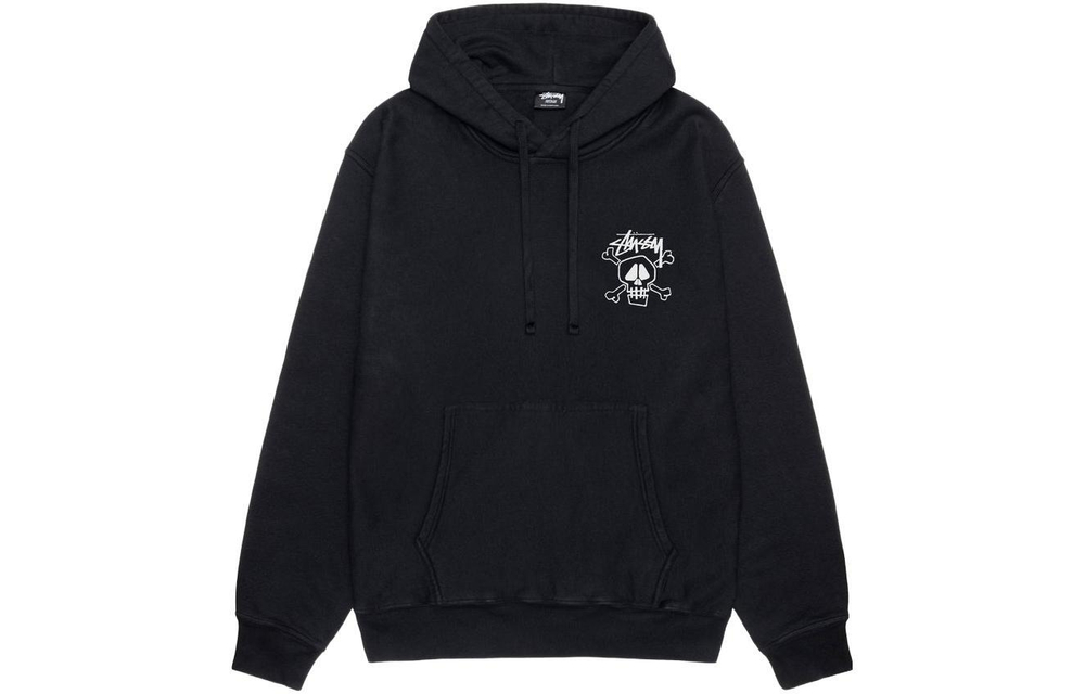 Худи Stussy FW23 SKULL & BONES HOODIE PIGMENT DYED, 1924943