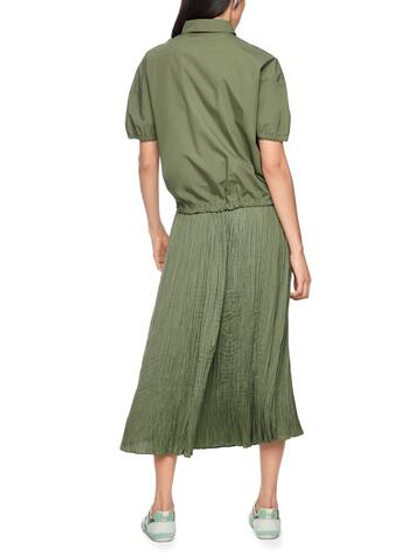 Marc Cain Блуза из хлопка с кулиской по низу