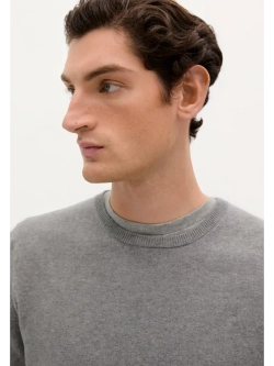 Пуловер из хлопка с добавлением кашемира