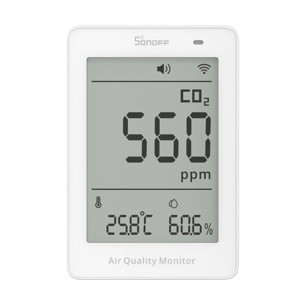 Matter (WiFi) Датчик качества воздуха CO2 SONOFF SAWF-08P
