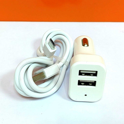 Блок питания автомобильный 2 USB Earldom, ES-131, 2100mA, кабель микро